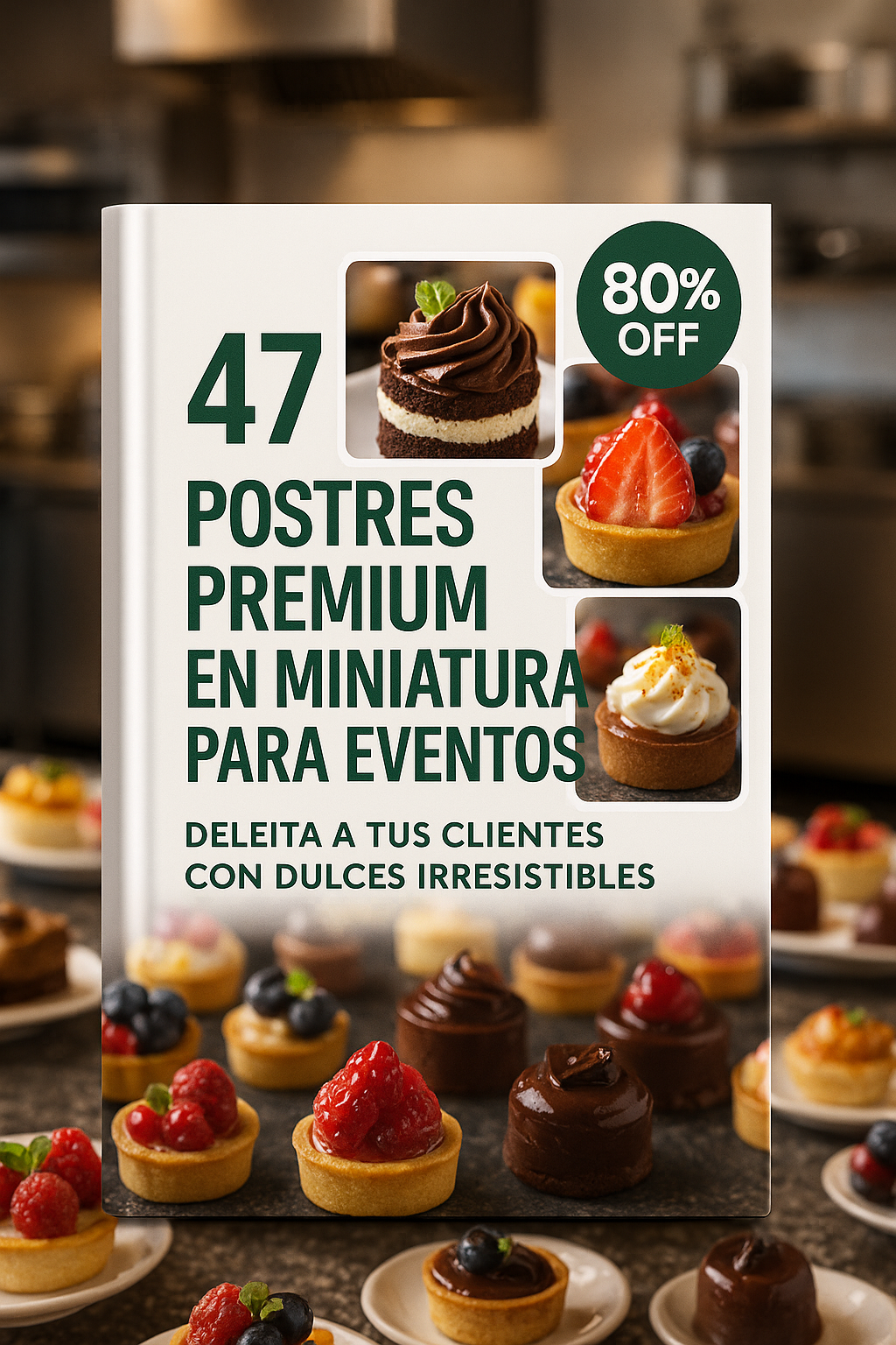 47 Postres Premium en Miniatura para Eventos