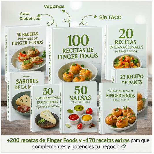 Finger Food Pro: El Recetario Definitivo para Emprendedores Gourmet