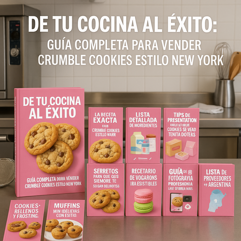 De Tu Cocina al Éxito: Guía Completa para Vender Crumble Cookies Estilo New York