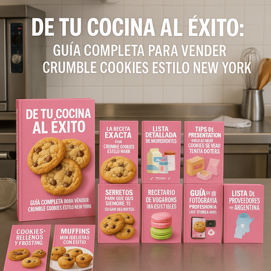 De Tu Cocina al Éxito: Guía Completa para Vender Crumble Cookies Estilo New York